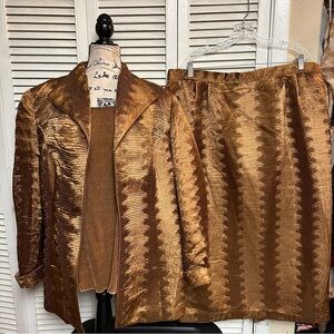 Corinthians plus size skirt suit